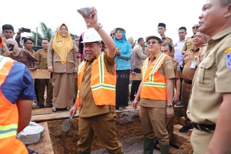 PELETAKAN BATU PERTAMA PEMBANGUNAN SLB NEGERI KELAPA