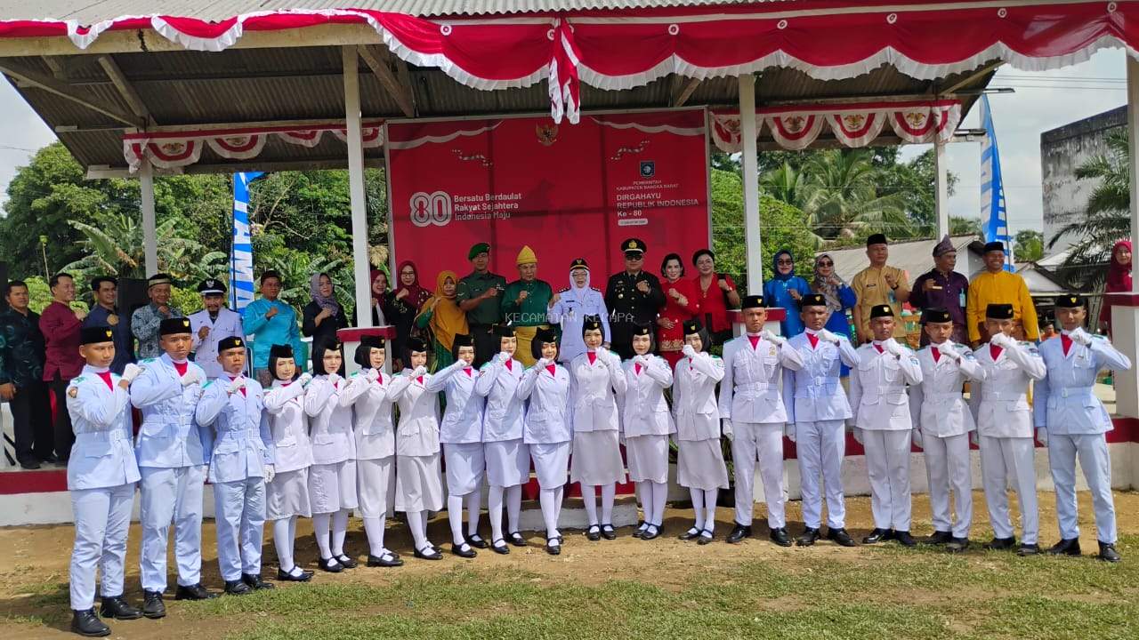 UPACARA PERINGATAN HUT RI Ke-80 TAHUN 2025 di LAPANGAN SEPAK BOLA KELURAHAN KELAPA